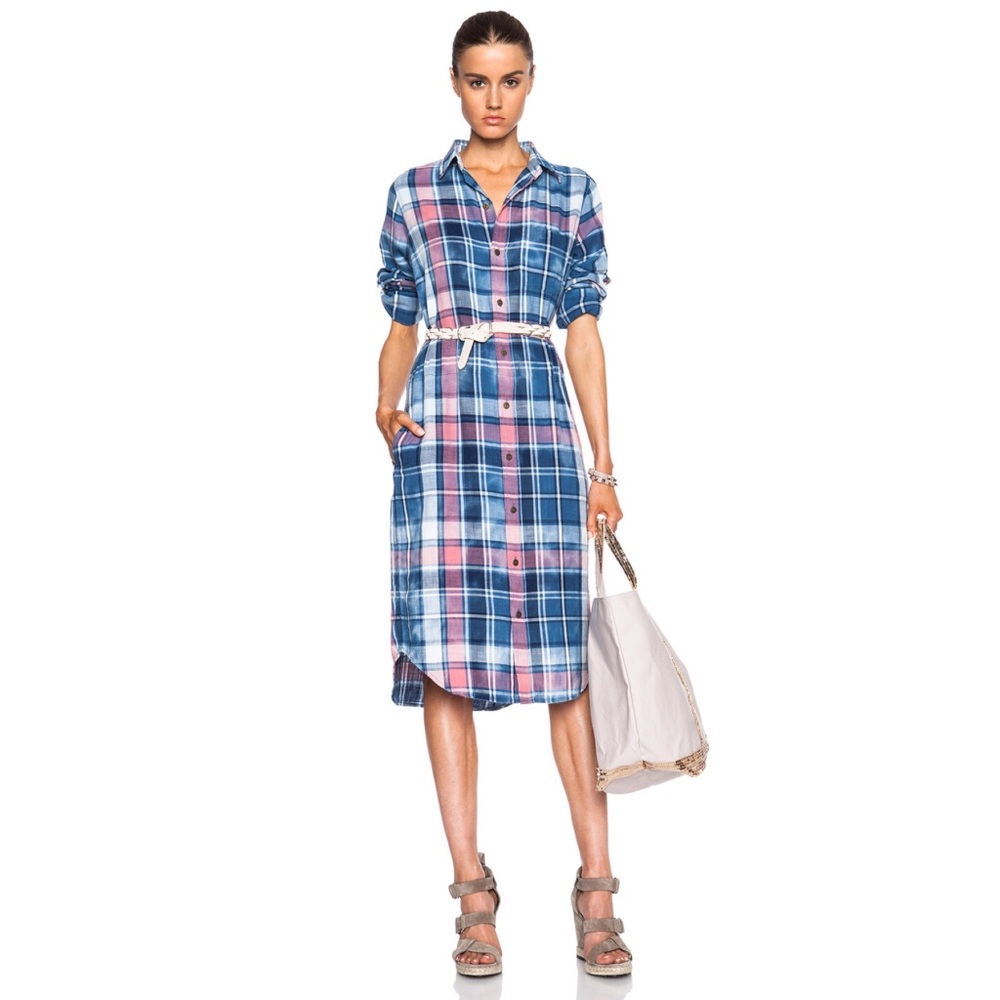 CURRENT/ELLIOTT The Long Shirt Dress | Multi